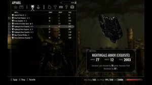 Skyrim | Phoenix Nightingale Armor - MOD