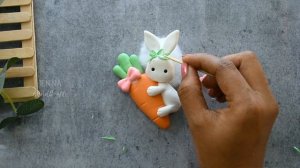 Bunny & Bear Clay Tutorial | Cold Porcelain Clay | Air Dry Clay | Clay Craft Ideas