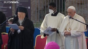 Ангела Меркель в Ватикане и Риме