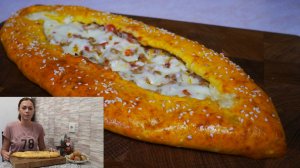 Творожная выпечка в духовке ЛОДОЧКА с ФАРШЕМ Сытно, Вкусно и Быстро Без Дрожжей и Масла!