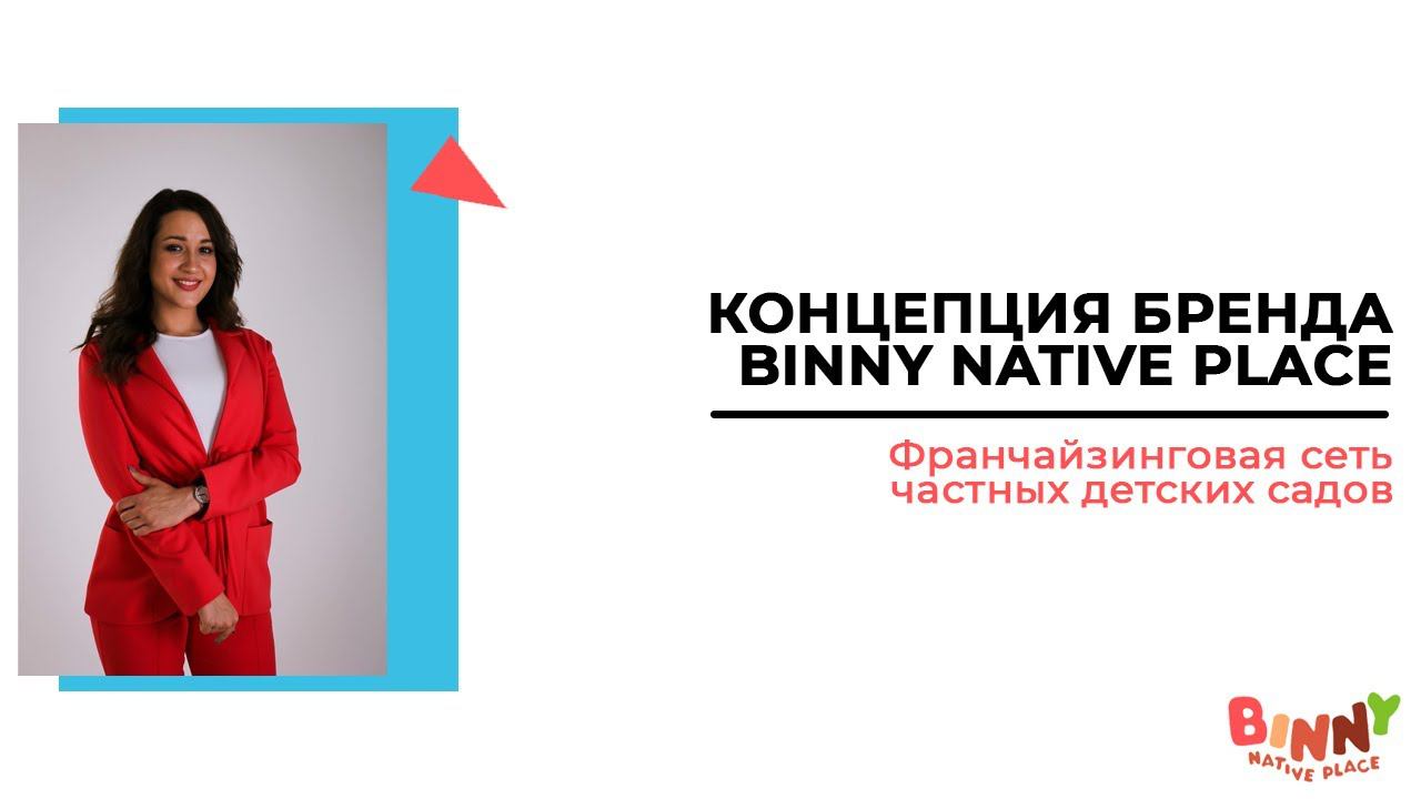ПОЗИЦИОНИРОВАНИЕ И КОНЦЕПЦИЯ. НОВЫЙ ДОЧЕРНИЙ БРЕНД  BINNY NATIVE PLACE+ Франшиза детского сада