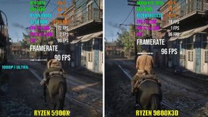 RYZEN 9 5900X vs RYZEN 7 5800X3D | Test in 6 Games