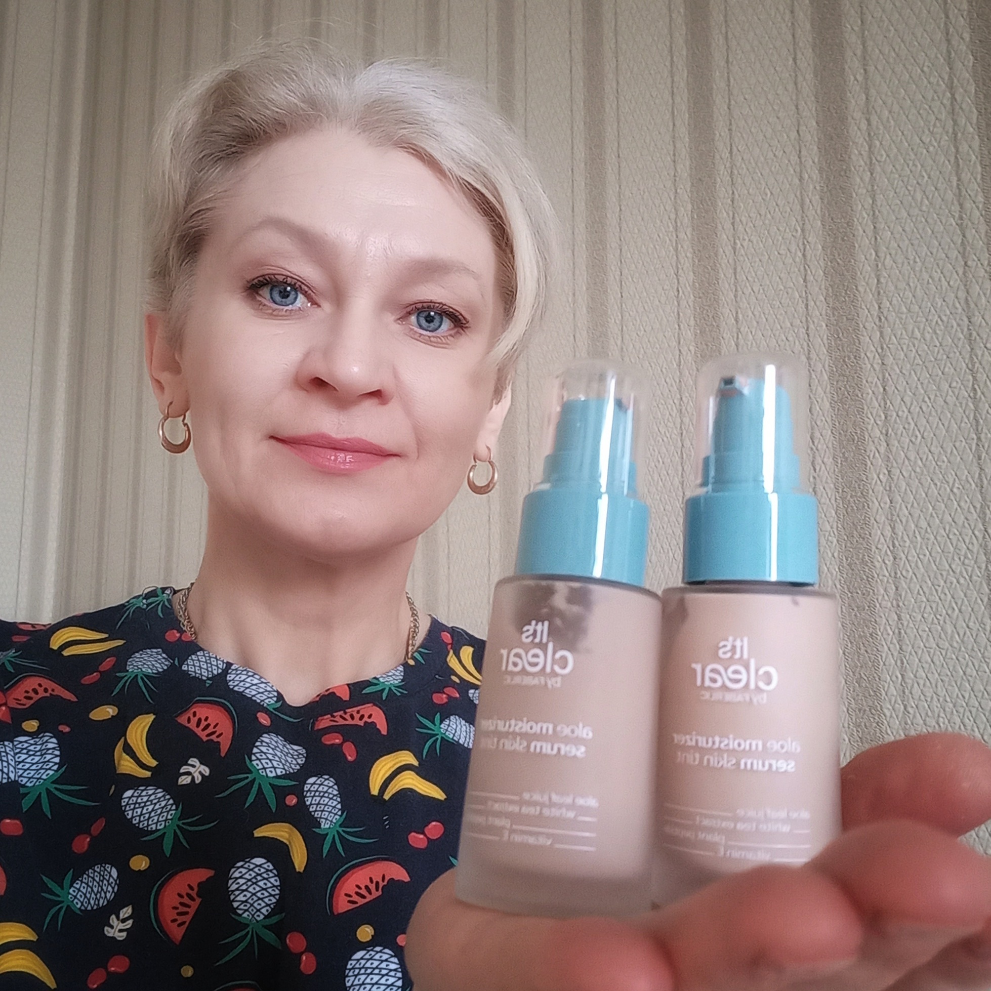 #Shorts Свотчи и Тест драйв Увлажняющая тинт сыворотка на лица с алоэ ITs Clear 6570 и 6571