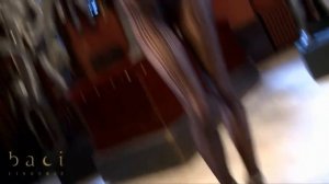 Длинные перчатки из сатина и колготки «Deeper in Hell»