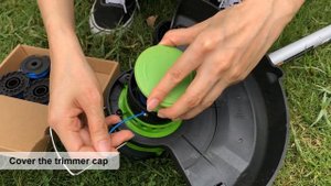 Greenworks 29092 Replacement Trimmer Spool Line & Cap from THTEN