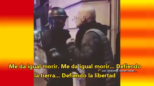 Independentista dóberman, vacilando y amenazando a un Mosso d´Escuadra смотреть онлайн