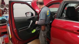 Mitsubishi eclipse cross 2018-2022 Door panel seal removal