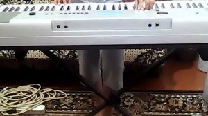 игра на синтезаторе. песня (землянка)