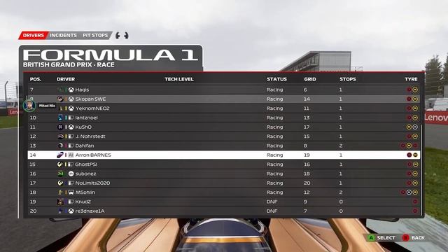 Silverstone in Excel Trophy League Season 5 | F1 23 смотреть онлайн