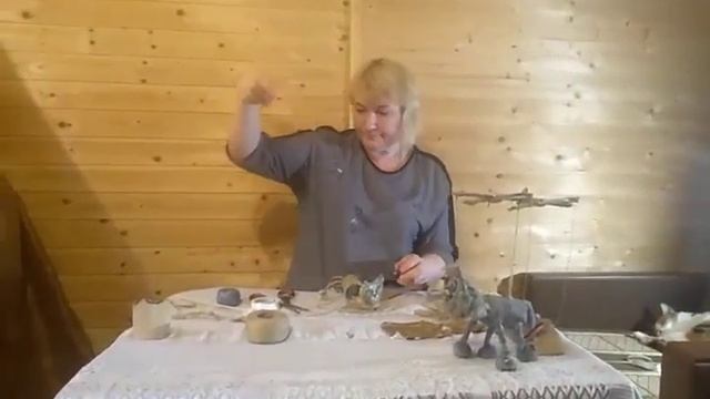 Мастер класс Оксаны Кондратьев ой "Кошка-марионетка" смотреть онлайн