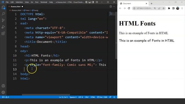 HTML Fonts Tutorial | How to Import Fonts in HTML | Basics of HTML & CSS Font Explained | SimpliCod