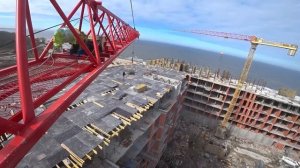 vlog: Рабочий день крановщика l Резко пришел туман 23.03.2021