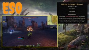 ESO Velothi Ur-Mage's - The BEST Mythic for Arcanist !!