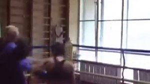 Бокс.Токтаулова Настя.Работа на лапах.#2