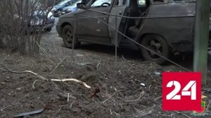Появились кадры с места покушения на полицейских в Мелитополе - Россия 24 