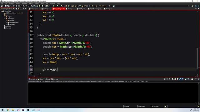 Java 3D from Scratch - Rotation - Part 11