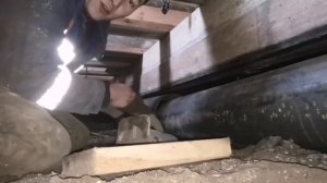 РЕМОНТ фундамента из железных труб