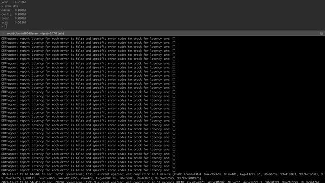 10| Yahoo Cloud Serving Benchmark (YCSB): Demo Part-4 YCSB on MongoDB  - Running  with more knobs смотреть онлайн