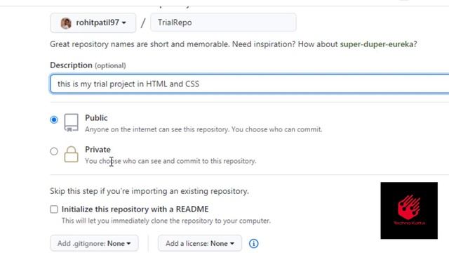 Creating First GitHub Repository On GitHub and Git tutorial #2 for Beginners | Techno Katta.
