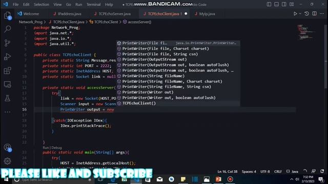 How to Create a TCP client in JAVA смотреть онлайн