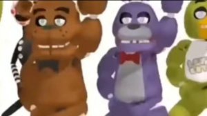 Аниматроники флексят под нананананана (шаблон для мема)