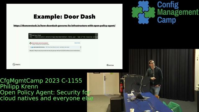 CfgMgmtCamp Phillip Krenn --  Open Policy Agent: security for cloud natives and everyone else