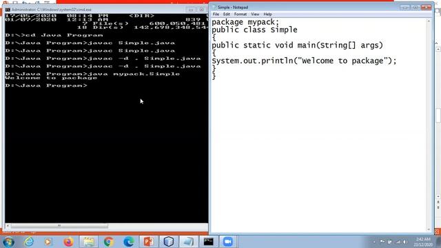 Package in Java #javapackages #userdefinedpackages #builtinpackages #java #packages