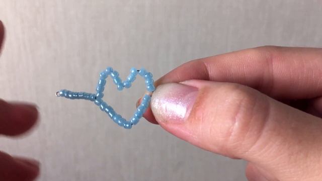 кольцо с сердечком из бисера | Anastasia Glukhova | смотреть онлайн