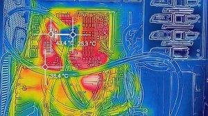 FLIR heat measurement 2x GPU