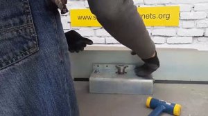 Магнитная опалубка. Магнитный блок и адаптер с магнитами для удержания металлического борта