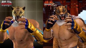 TEKKEN 7 - ALL CHARACTERS COMPARISON - TEKKEN TAG TOURNAMENT 2 vs TEKKEN 7