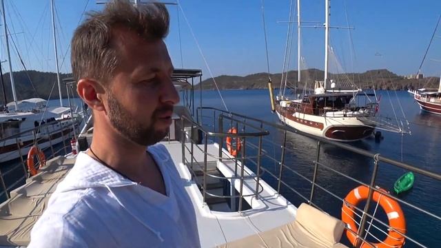 Эгейские острова из Мармариса. Турция.