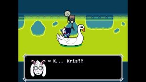 Deltarune - all hugs from Ralsei in chapter 2