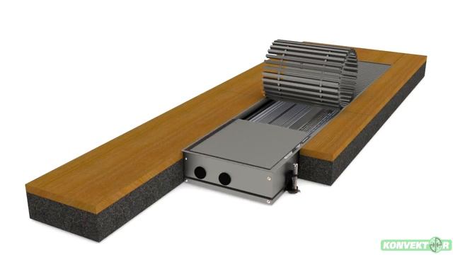 Обогреватель водяной, внутрипольный КПТ 230 1000 80 смотреть онлайн