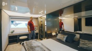 Обзор яхты Ferretti Yachts 850 на яхтенном фестивале в Каннах