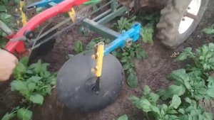 Мотоблок Forte HSD1G-81 и культиватор для окучивание картофеля. Второе окучивание.