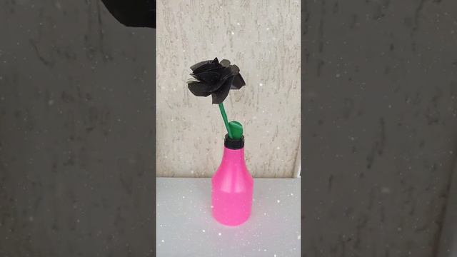 ЧЁРНАЯ РОЗА ИЗ БУМАГИ 🌹/ ЦВЕТОК СВОИМИ РУКАМИ / DIY / HANDMADE ❤