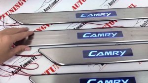 Накладки на пороги на TOYOTA CAMRY 40 ( 2006-2011)