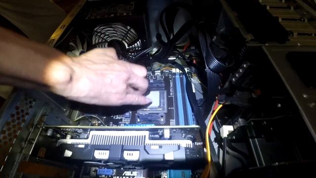 Процесорный куллер GAMMAXX 300 распаковка и установка на платформу Asus под процессор AMD
