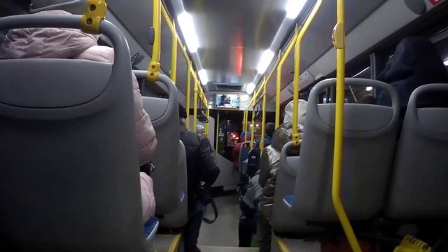 поездка на 110 автобусе башавтотранс вечером в час пик .04 11 2023 смотреть онлайн