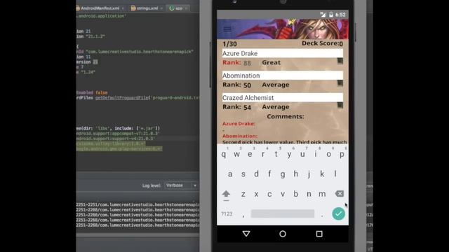 Hearthstone Android app for Arena - HearthsArena смотреть онлайн