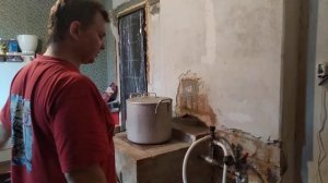 Обзор нашей системы отопления. Печь которая отапливает батареи. Печное отопление с секретом