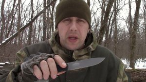 " Пионер " - туристический нож от Kizlyar Supreme .Выживание.Тест №43