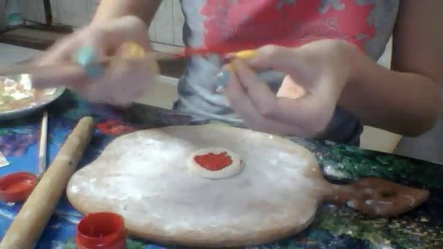 пицца из соленого теста для кукол)):0 смотреть онлайн