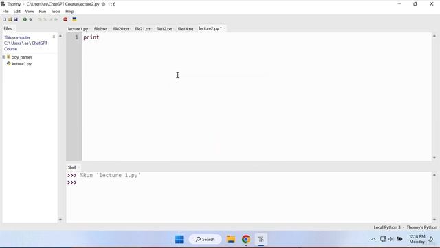 Turn Ideas into Python Programs with ChatGPT