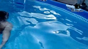 Каркасный бассейн Температура воды 30 ГРАДУСОВ через ДВОЕ суток после установки