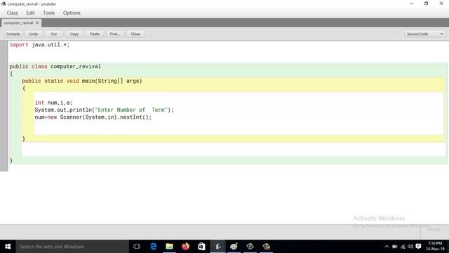0 7 26 63 nth term Series Print Java Program  (Hindi)