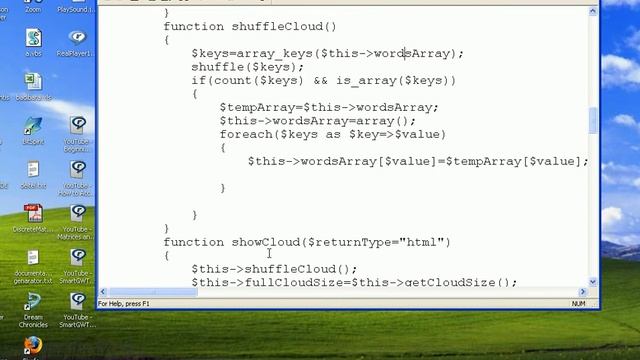 Tagcloud Generator using php2/ 4