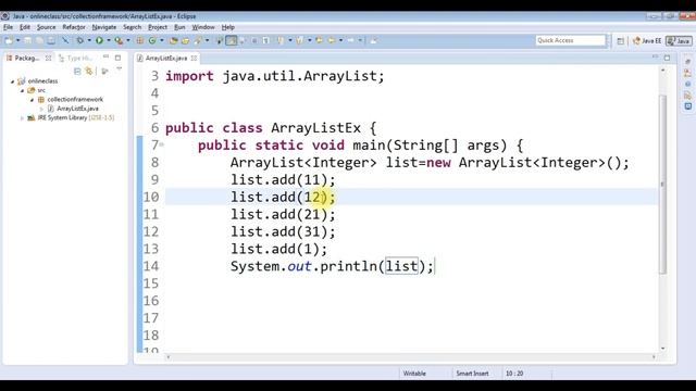 ArrayList in Java | Java ArrayList | What is an ArrayList in Java