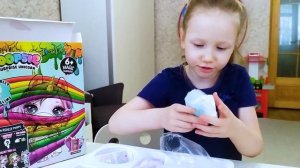 Милана и её рутина с пупсиком. Нашла пупси единорог с сюрпризом!